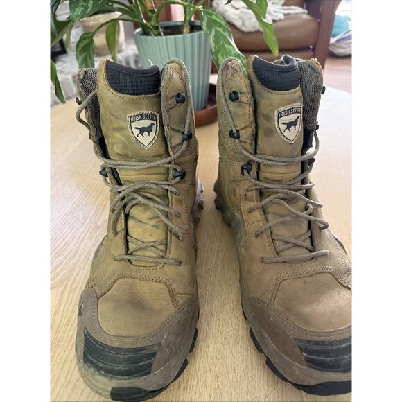 Irish Setter Mens Size 11 D Brown Leather UltraDry Hunting Boots A2815 main image 5